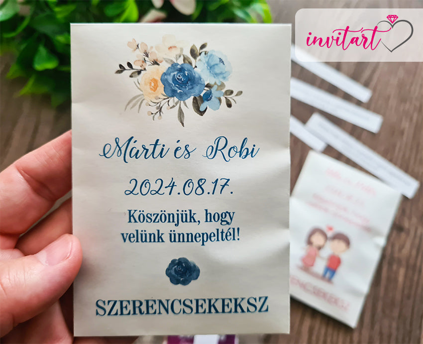 Szerencsesüti, szerencsekeksz köszönetajándék