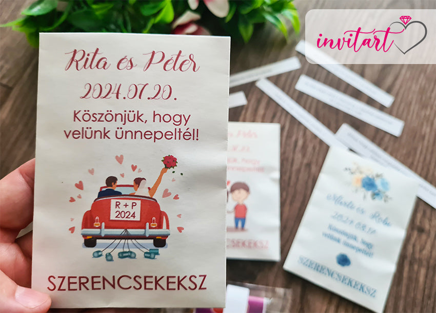 Szerencsesüti, szerencsekeksz köszönetajándék