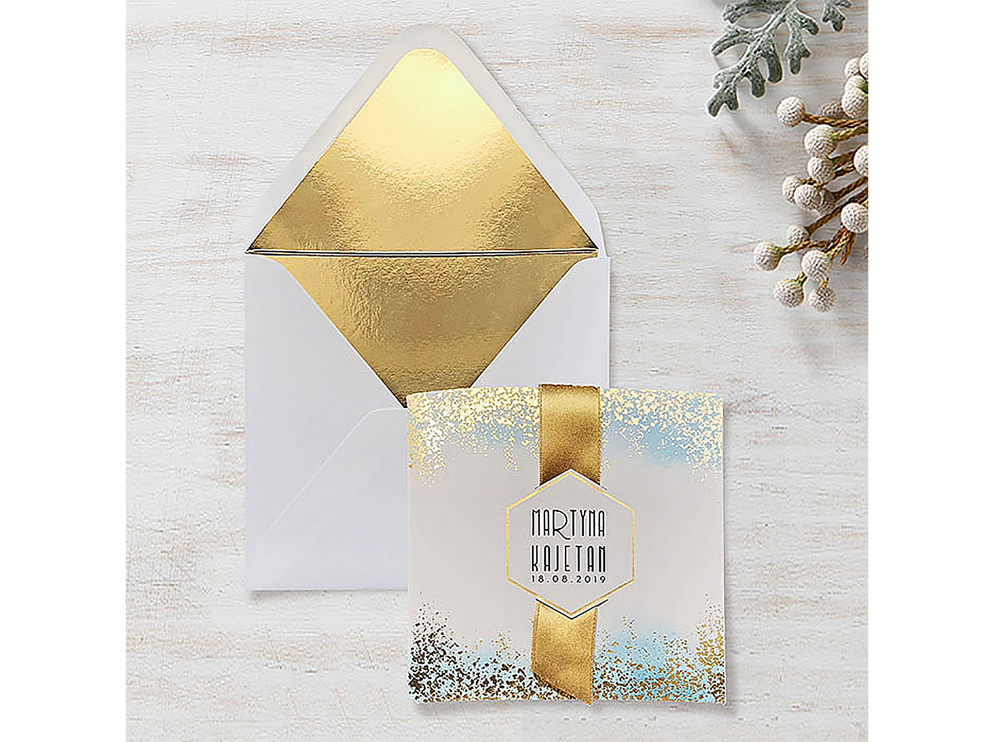 Csillagpor esküvői meghívó