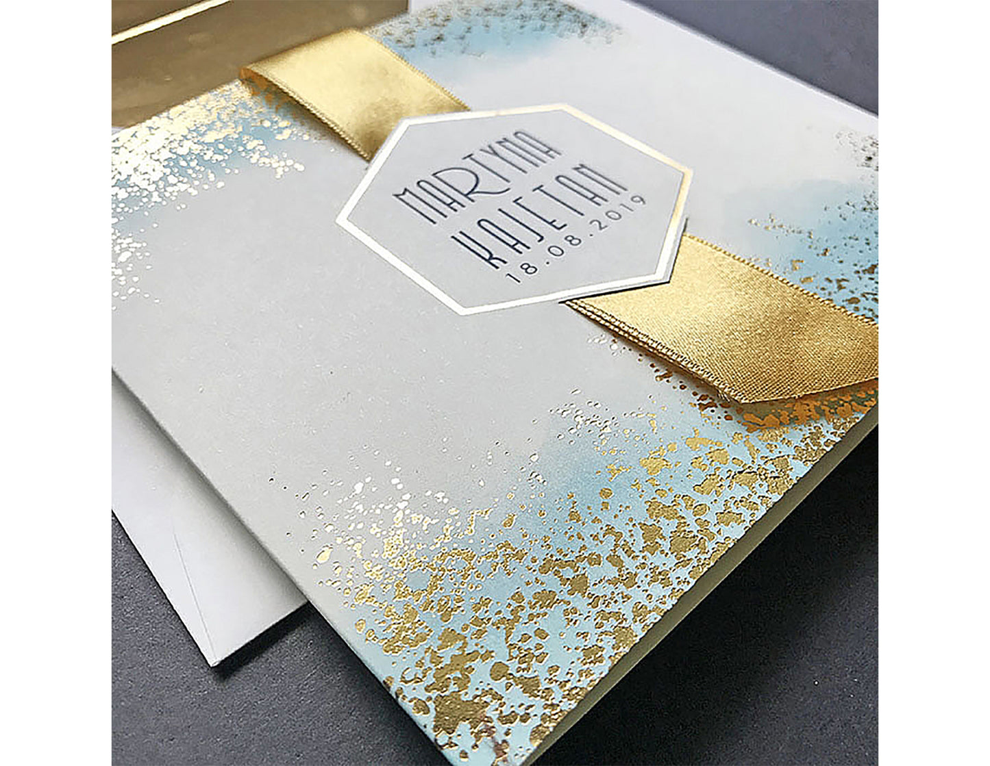 Csillagpor esküvői meghívó