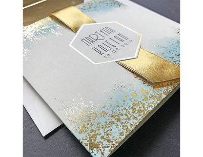 Csillagpor esküvői meghívó