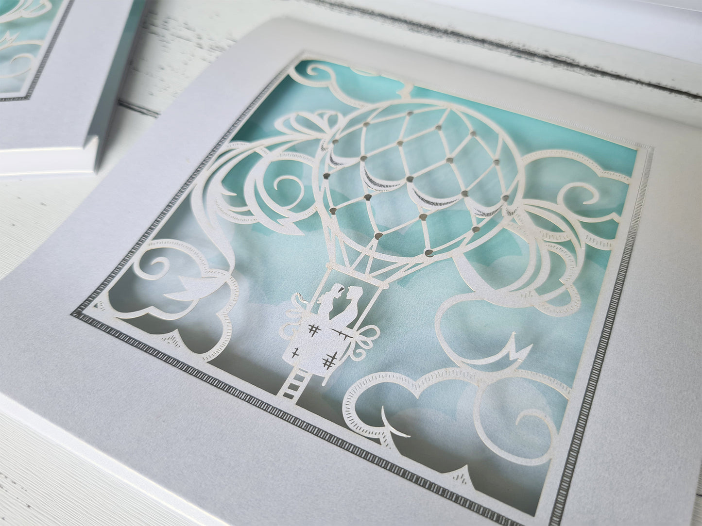 Felhők között esküvői meghívó