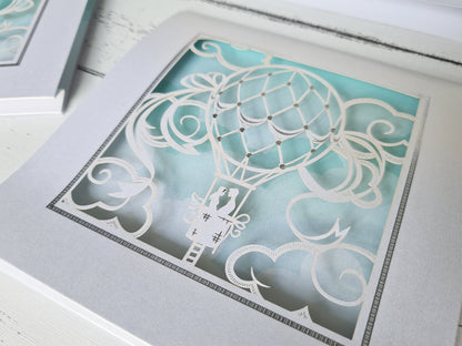 Felhők között esküvői meghívó