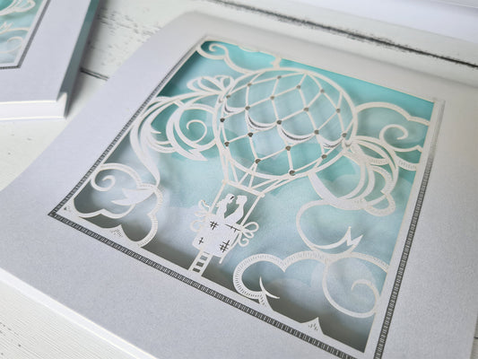 Felhők között esküvői meghívó