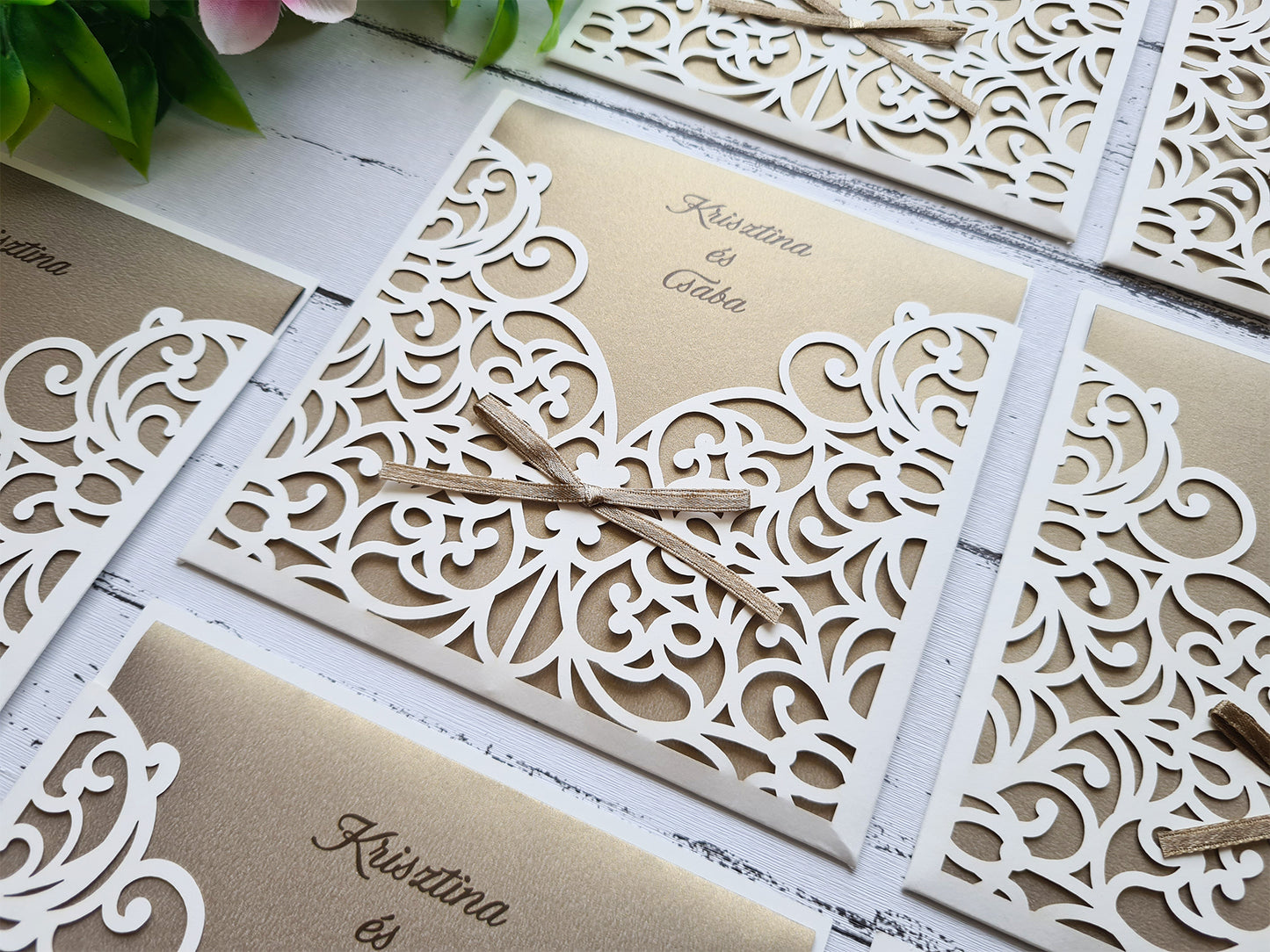 Főnix esküvői meghívó