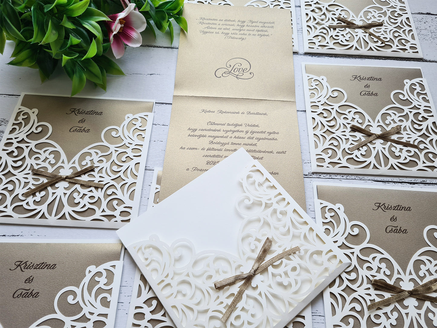 Főnix esküvői meghívó