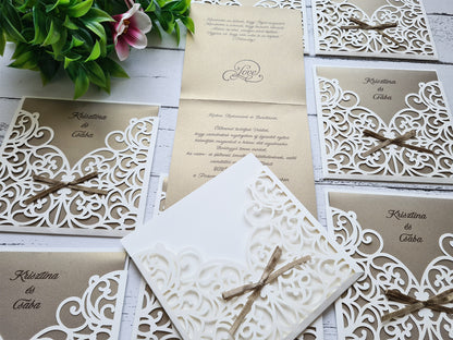 Főnix esküvői meghívó