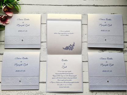 Gyémánt esküvői meghívó