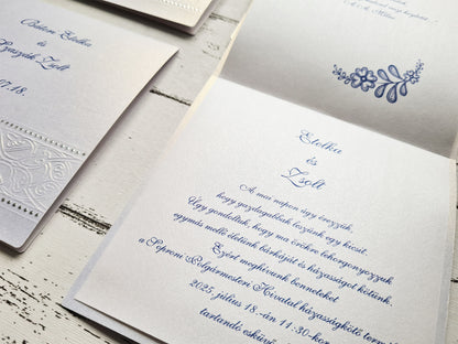 Gyémánt esküvői meghívó