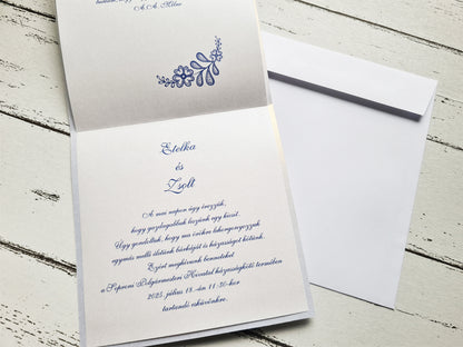 Gyémánt esküvői meghívó