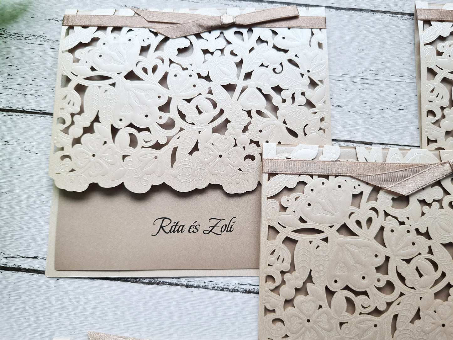 Melódia esküvői meghívó