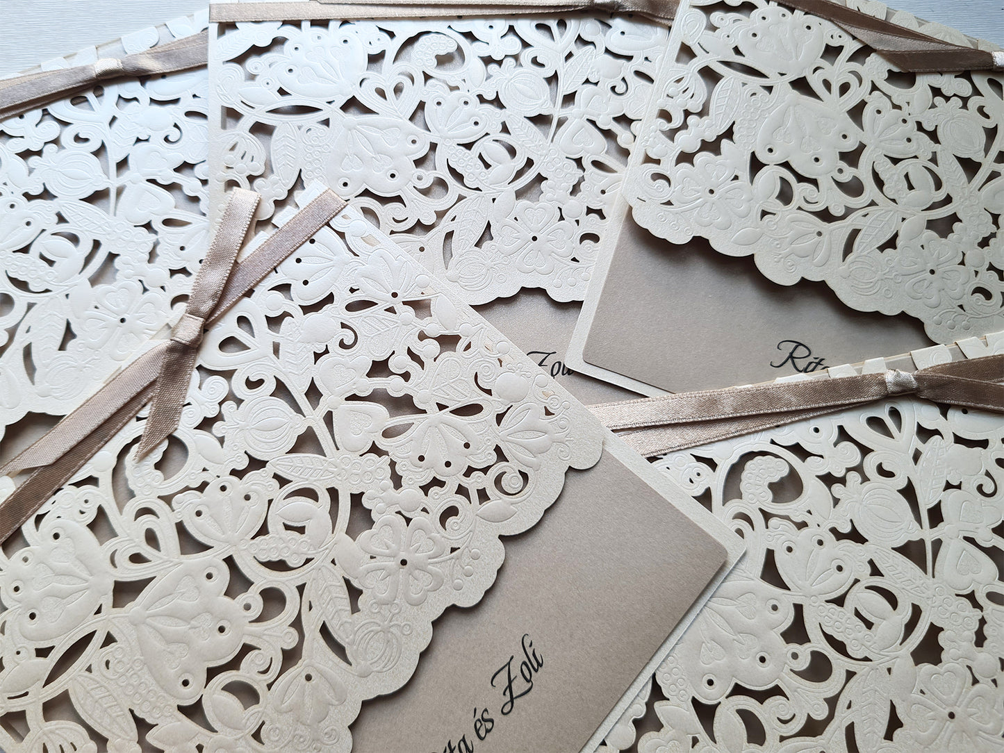 Melódia esküvői meghívó