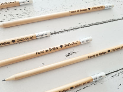 Gravírozott ceruza köszönetajándék