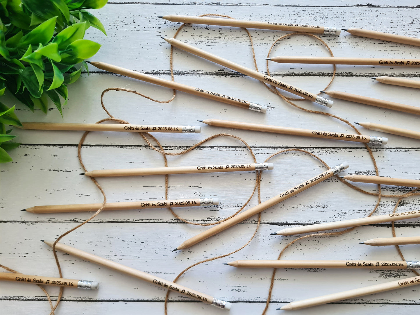 Gravírozott ceruza köszönetajándék