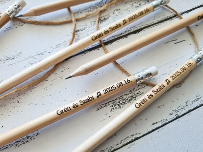 Gravírozott ceruza köszönetajándék