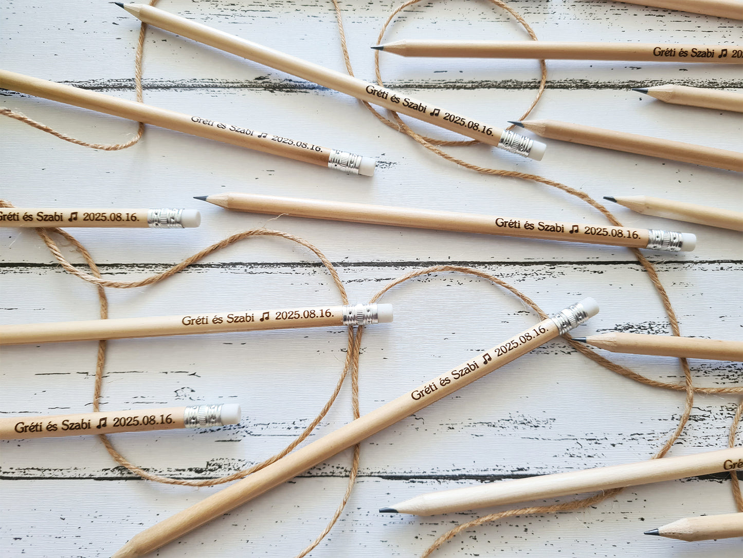 Gravírozott ceruza köszönetajándék