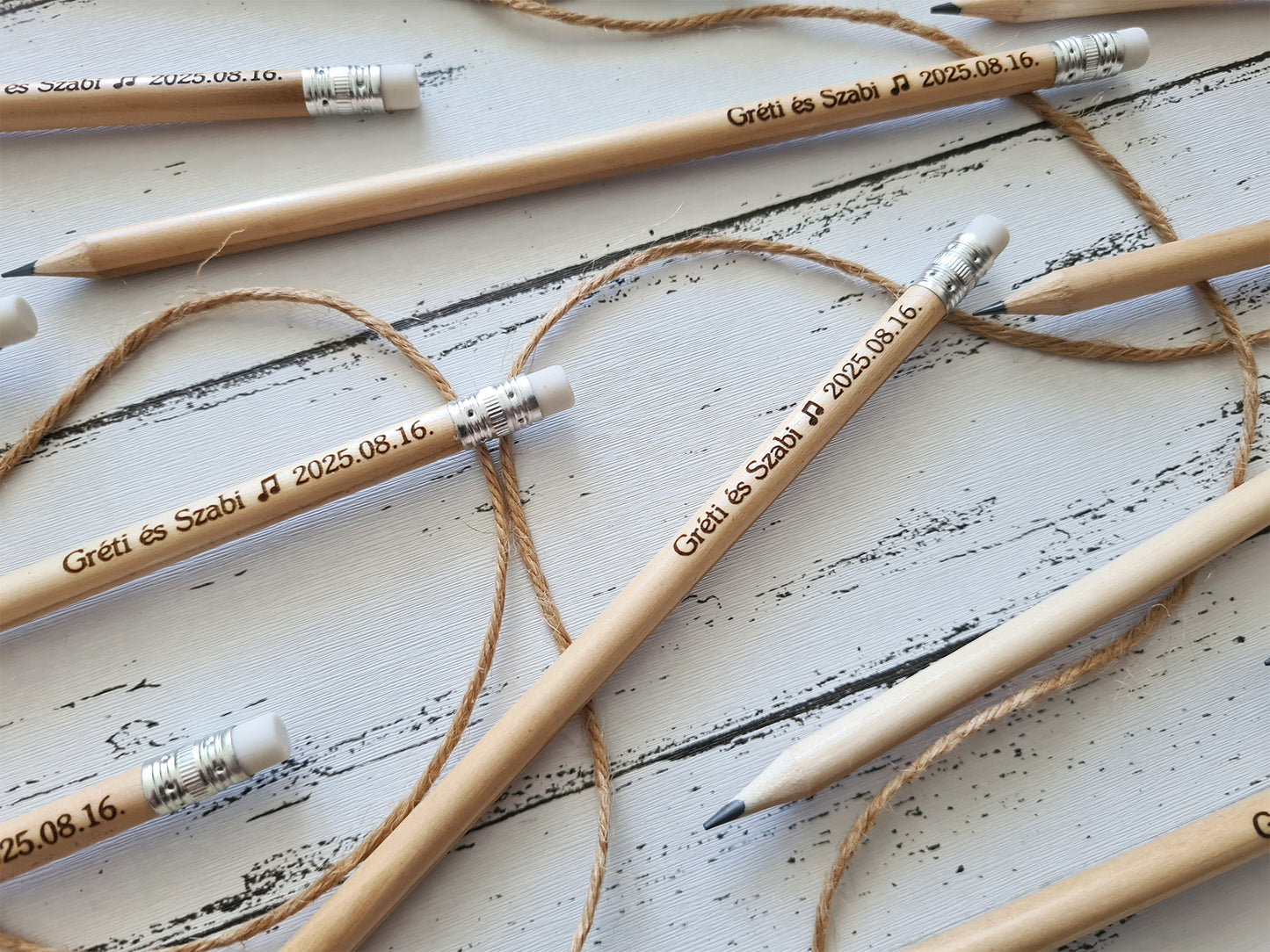 Gravírozott ceruza köszönetajándék