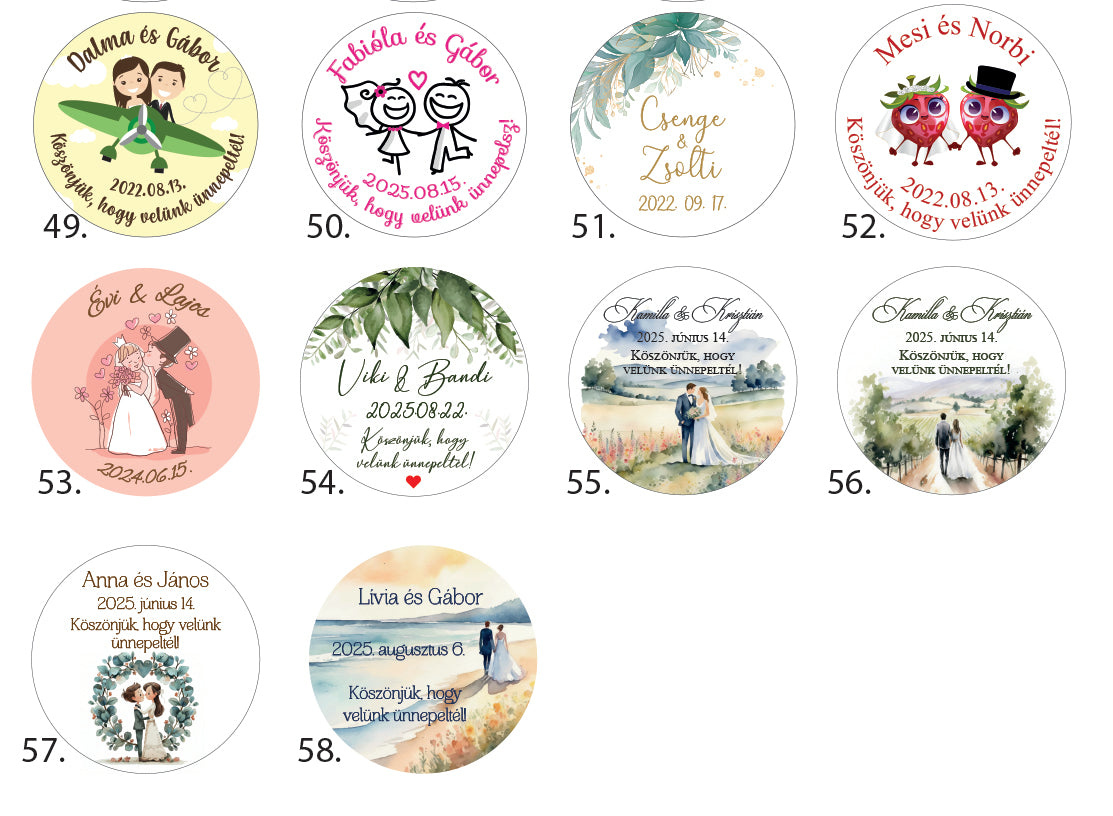 Tükrös köszönetajándék