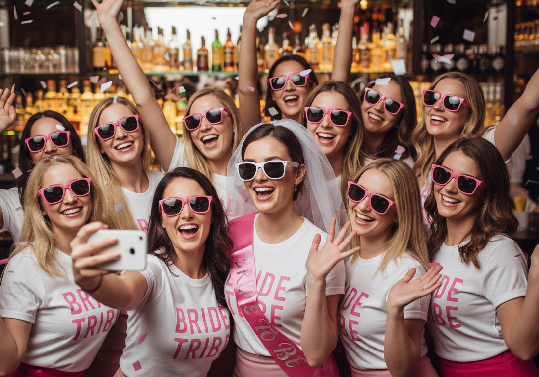 Napszemüveg esküvőre, lánybúcsúra, legénybúcsúra, partyra