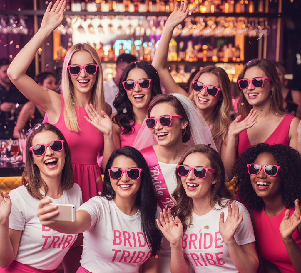 Napszemüveg esküvőre, lánybúcsúra, legénybúcsúra, partyra