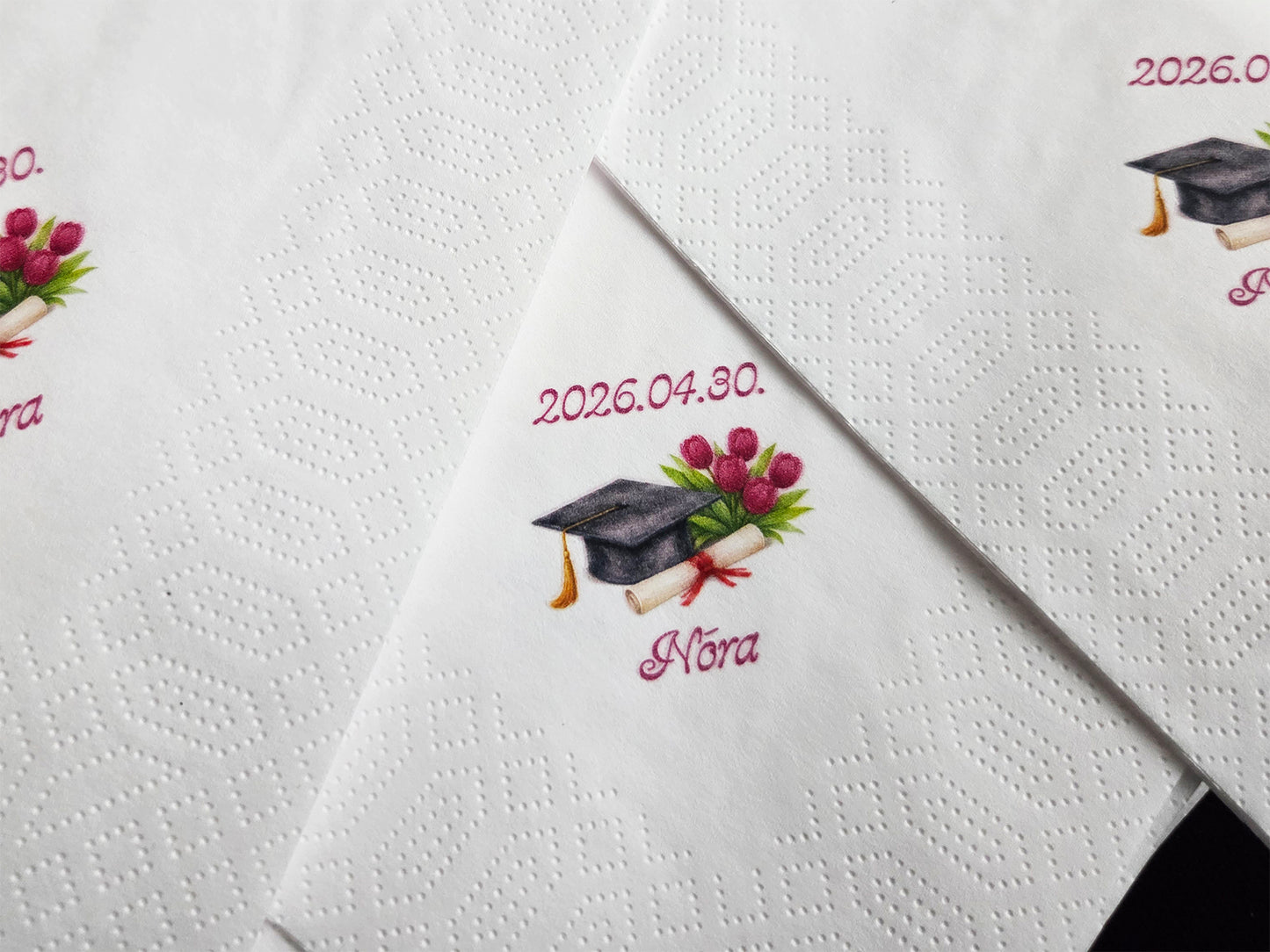 Egyedi szalvéta esküvőre, rendezvényre